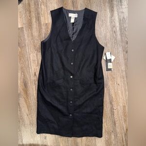 VTG Kim Rogers • Wool Vest Dress